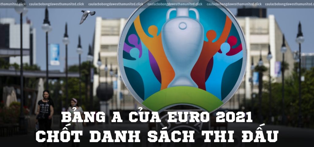 Bảng A của Euro 2021 chốt danh sách thi đấu